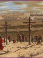 crucifixion of Jesus Christ outside the city gate
